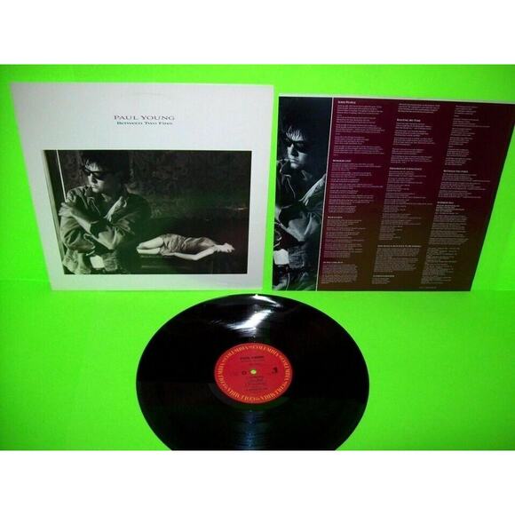 Paul Young Other - Paul Young Between Two Fires 1986 Vinyl LP Record Pop Rock With Some People NM
